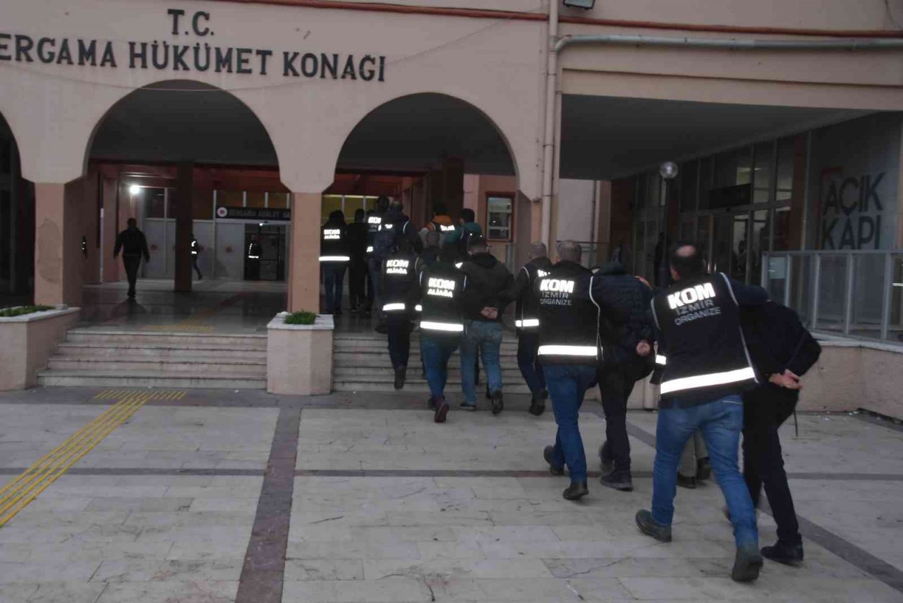 Çökertilen ’Baybekler’ çetesi üyeleri adliyeye sevk edildi