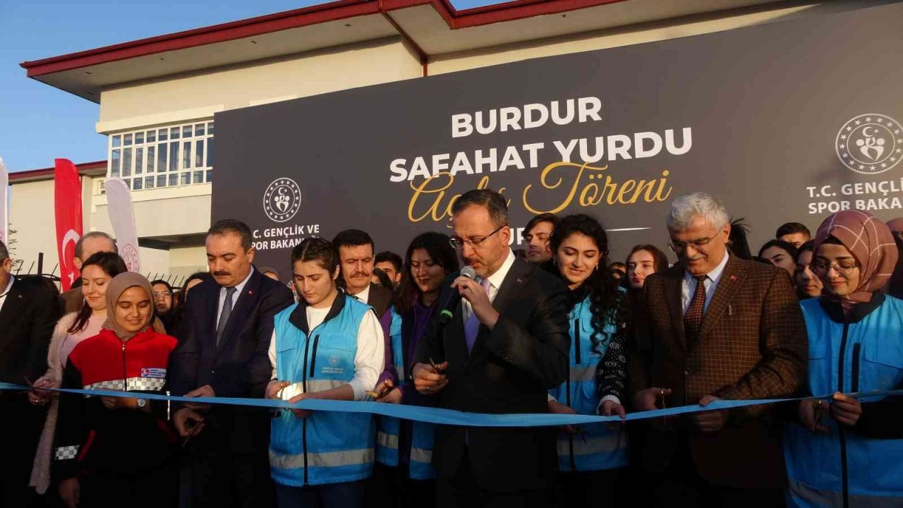 Burdur’a 1900 öğrenci kapasiteli yeni yurt