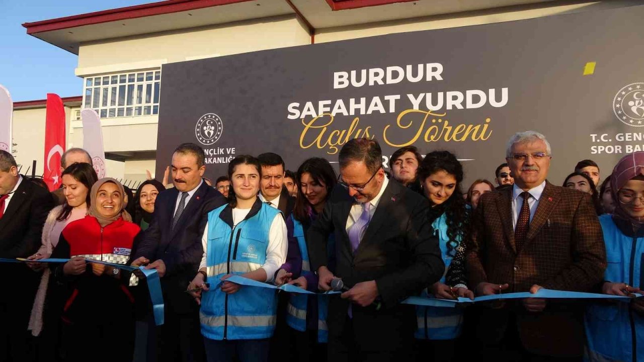 Burdur’a 1900 öğrenci kapasiteli yeni yurt