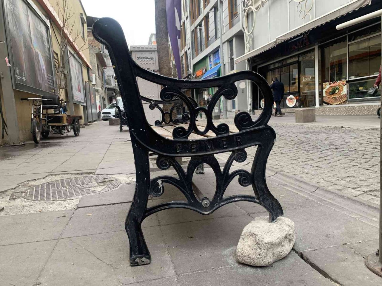 Esnaftan kırık banka taşlı çözüm