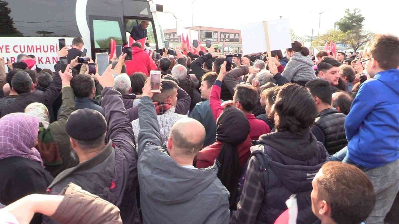 Canik’te Cumhurbaşkanı Erdoğan’a sevgi seli