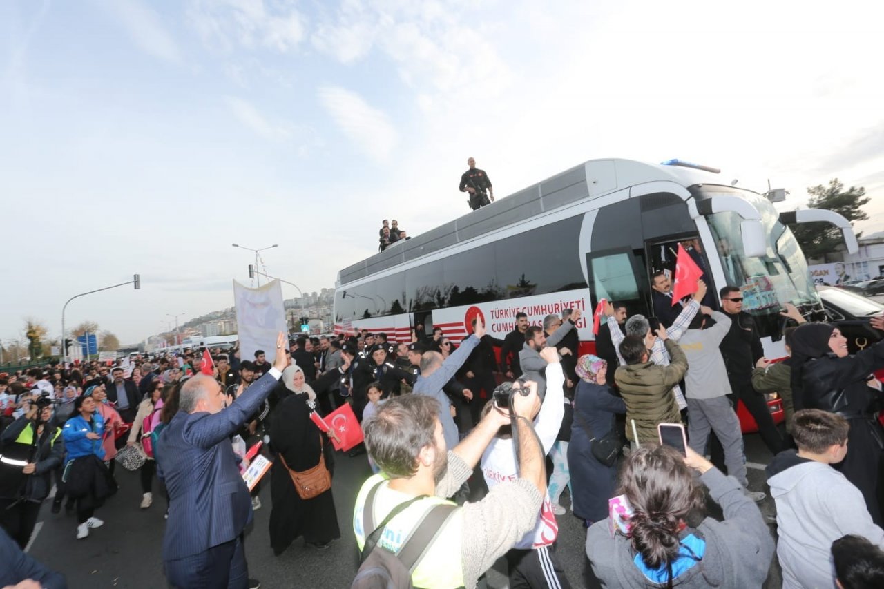 Canik’te Cumhurbaşkanı Erdoğan’a sevgi seli