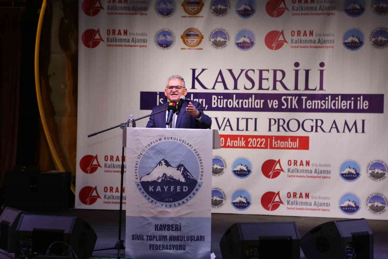 Başkan Büyükkılıç, İstanbul’da Kayserililerle Buluştu