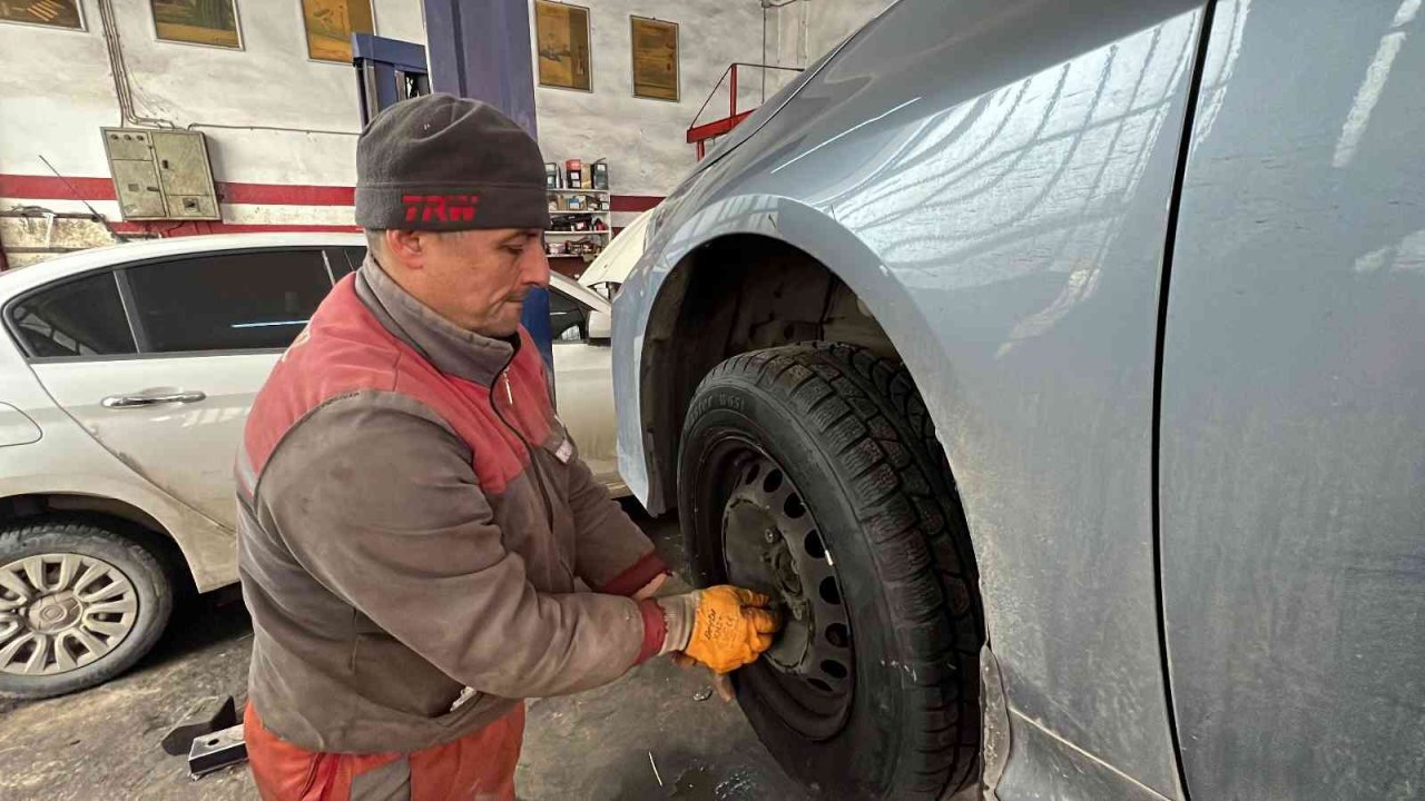 Lastikçilerde yoğunluk sürüyor