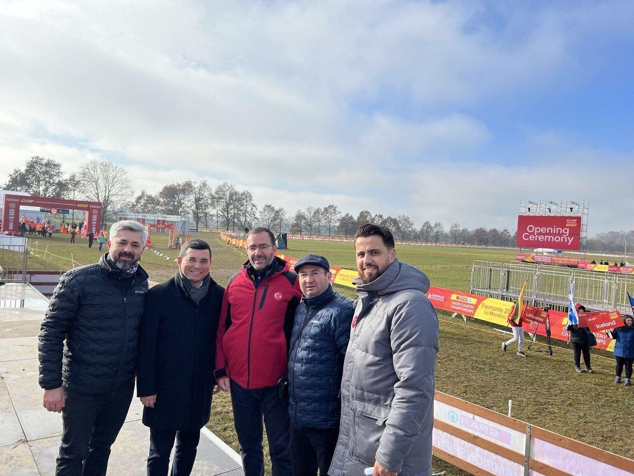 Başkan Tütüncü, Avrupa Kros Şampiyonası hazırlıkları için Torino’da