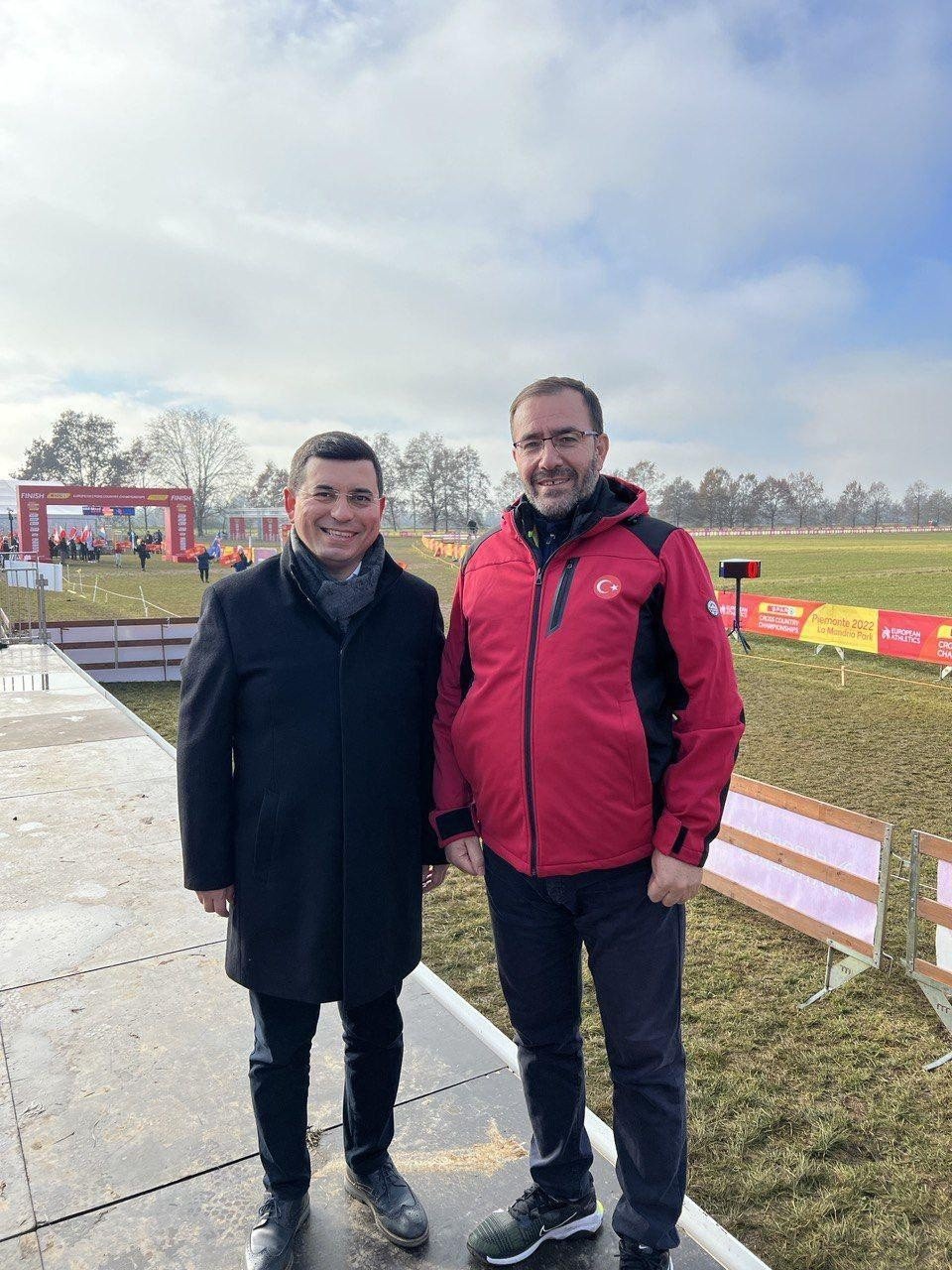 Başkan Tütüncü, Avrupa Kros Şampiyonası hazırlıkları için Torino’da