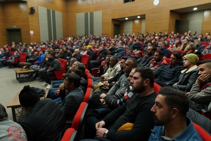 Melikgazi personeline İş Sağlığı Ve Güvenliği eğitimi