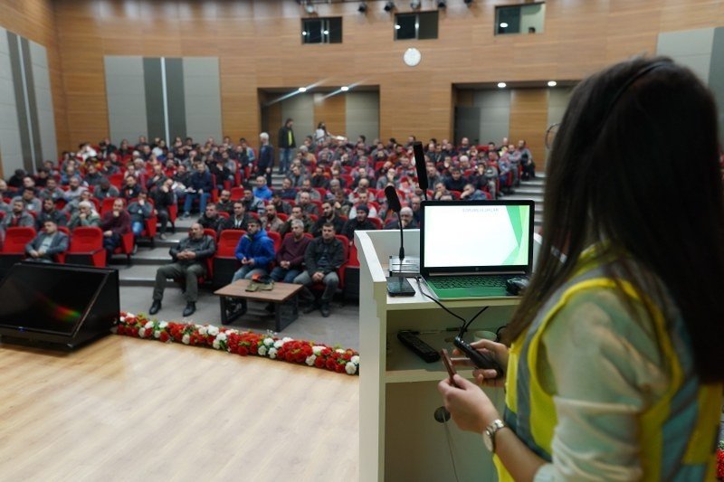 Melikgazi personeline İş Sağlığı Ve Güvenliği eğitimi