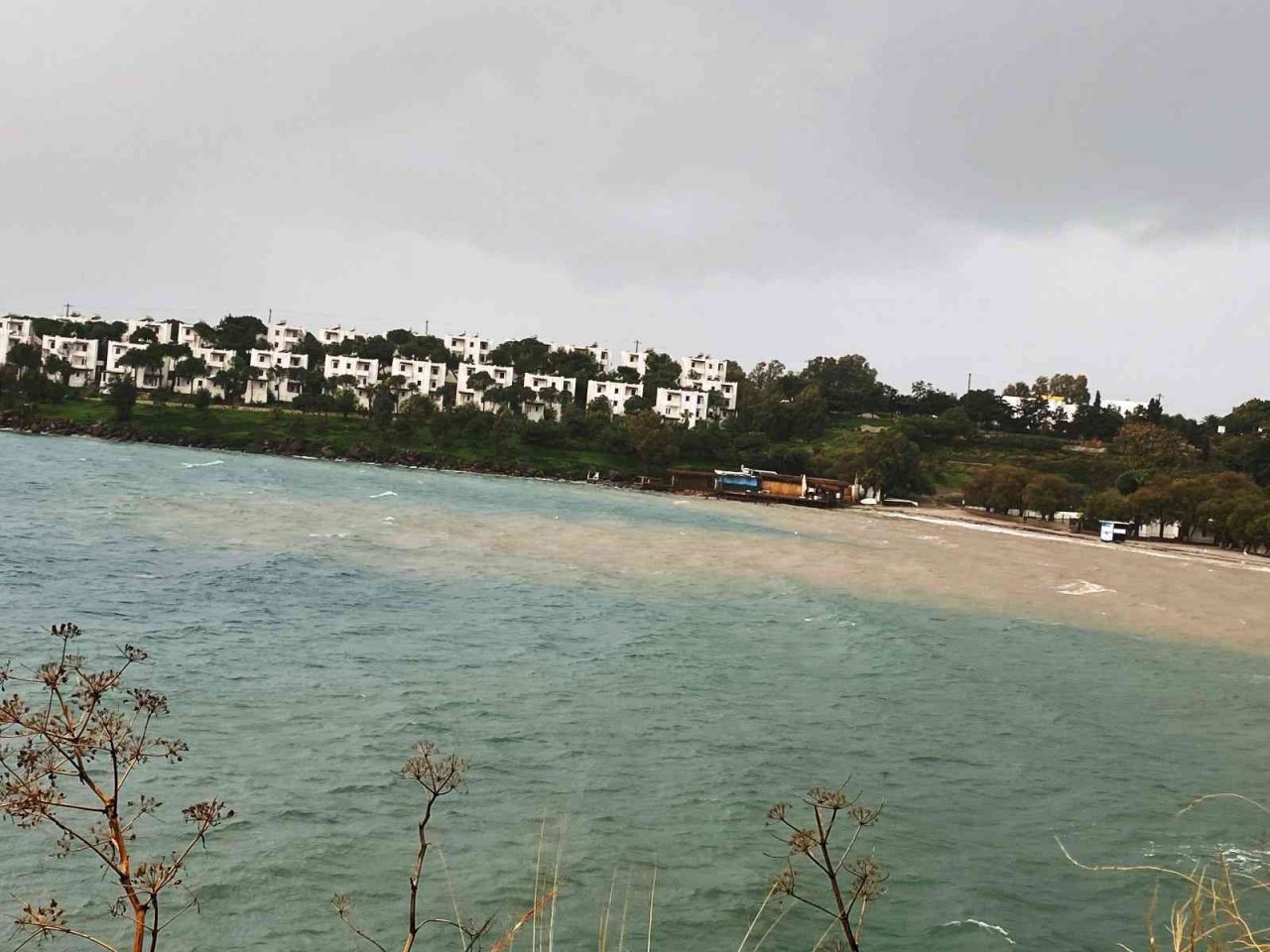 Bodrum’u fırtına vurdu