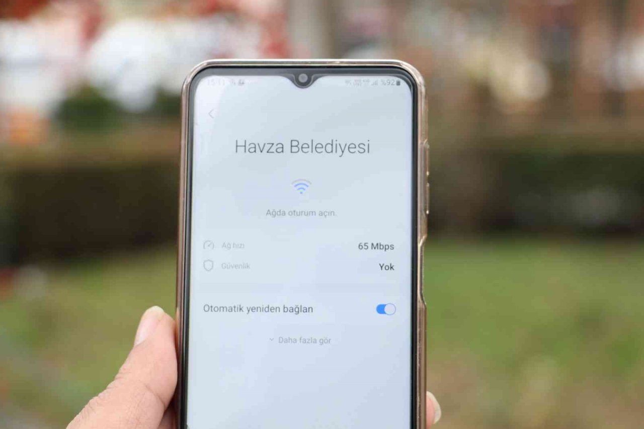 Havza’da ücretsiz internet dönemi başladı