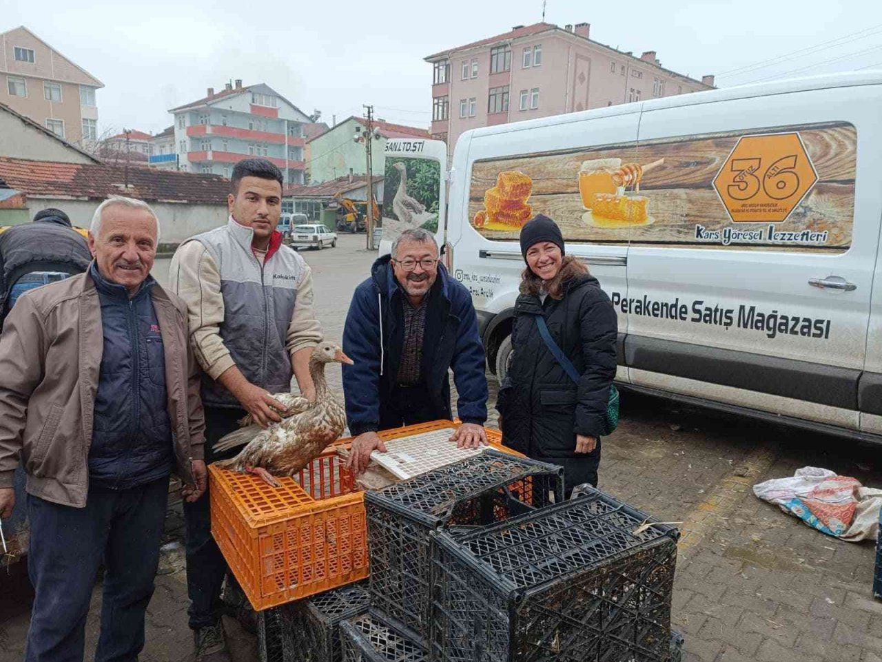 Eflani’de ilk kaz satışı yapıldı