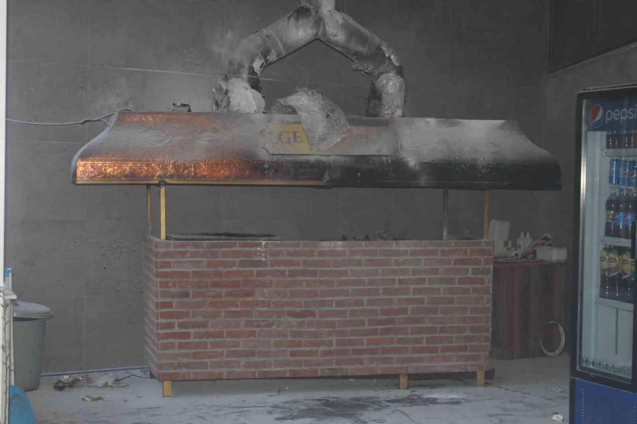 İş yerinde yangın paniği