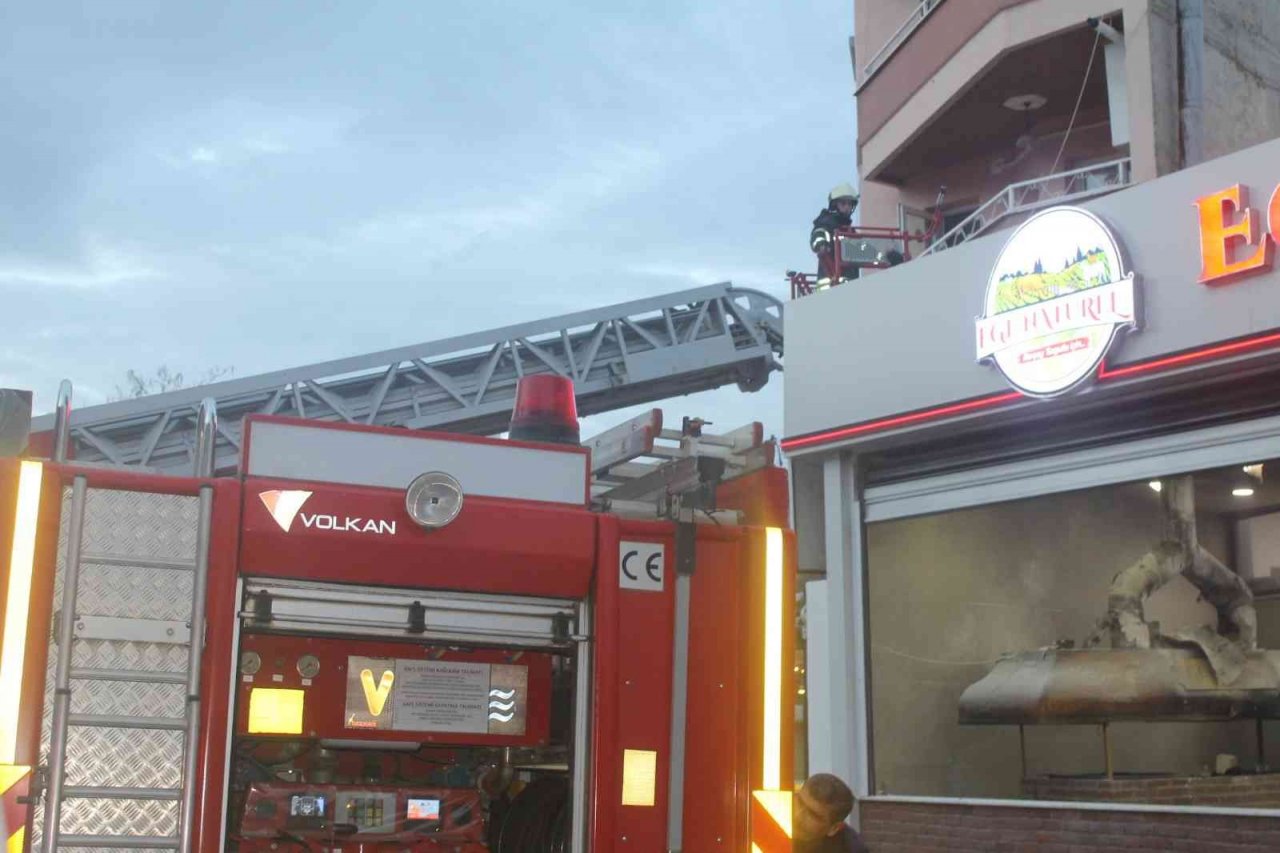 İş yerinde yangın paniği