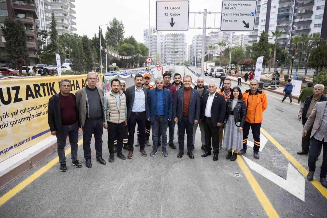 Mersin’de dikenli yol alt geçidi açıldı