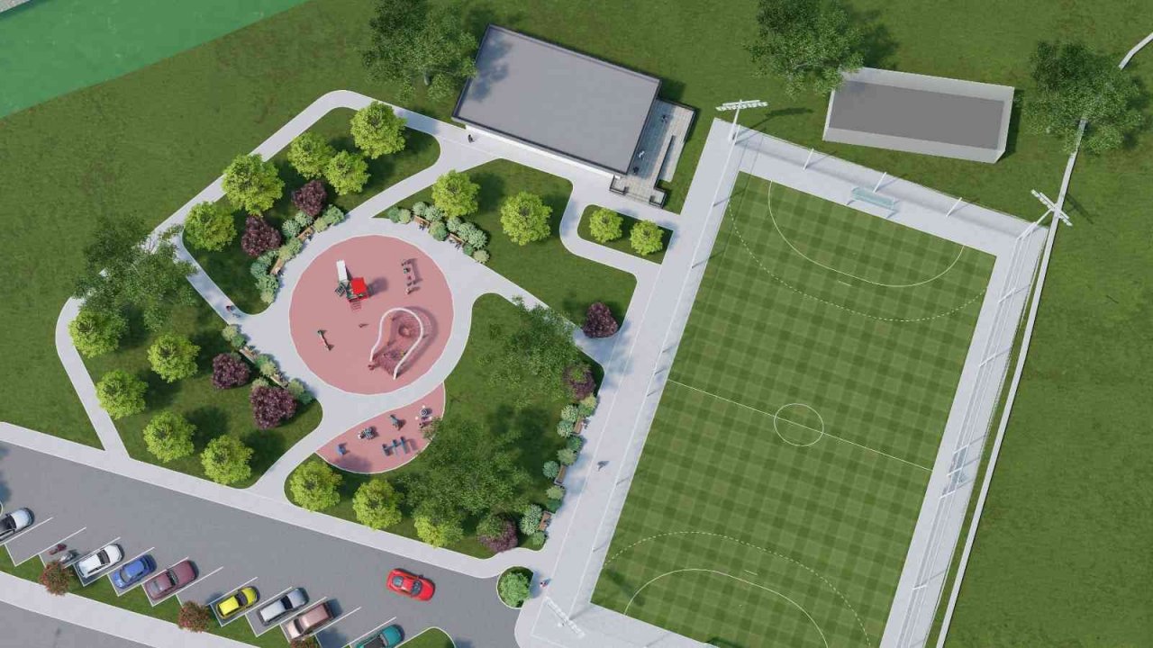 Siteler’e yeni halı saha