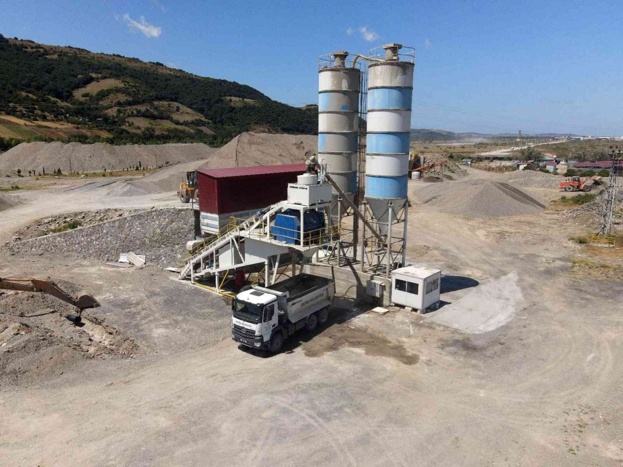 Bafra’da beton yol seferberliği