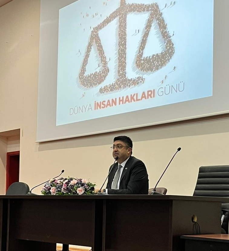 Oğuzeli MYO’da İnsan hakları konferansı