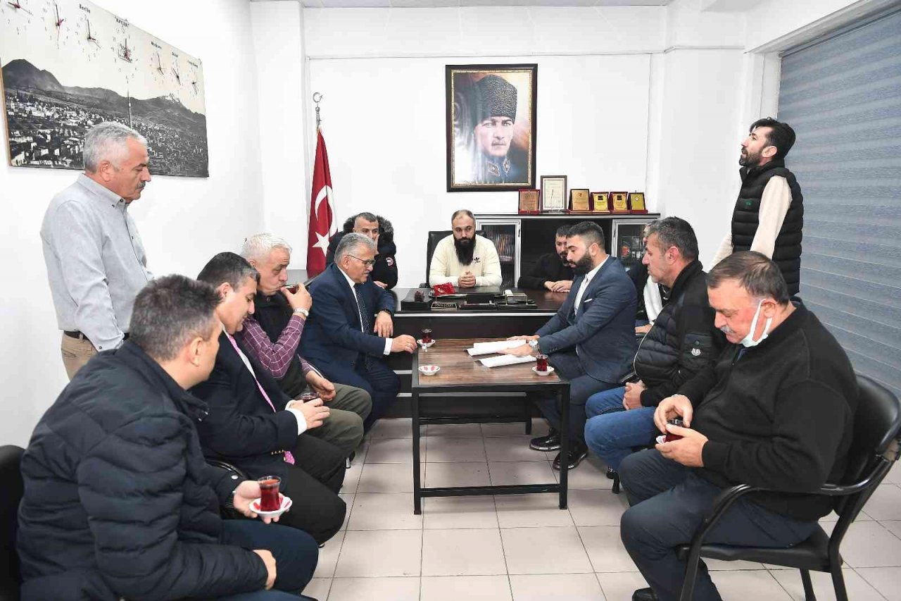 Başkan Büyükkılıç’tan esnaf ziyareti