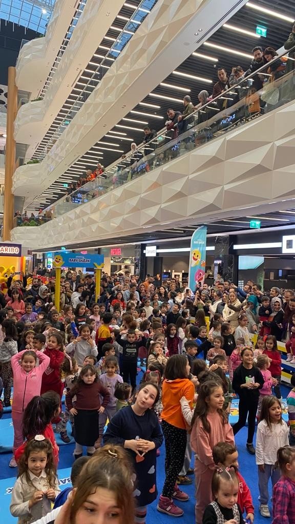 Kayseri’nin ilk ‘Baby Shark’ etkinliğine büyük ilgi