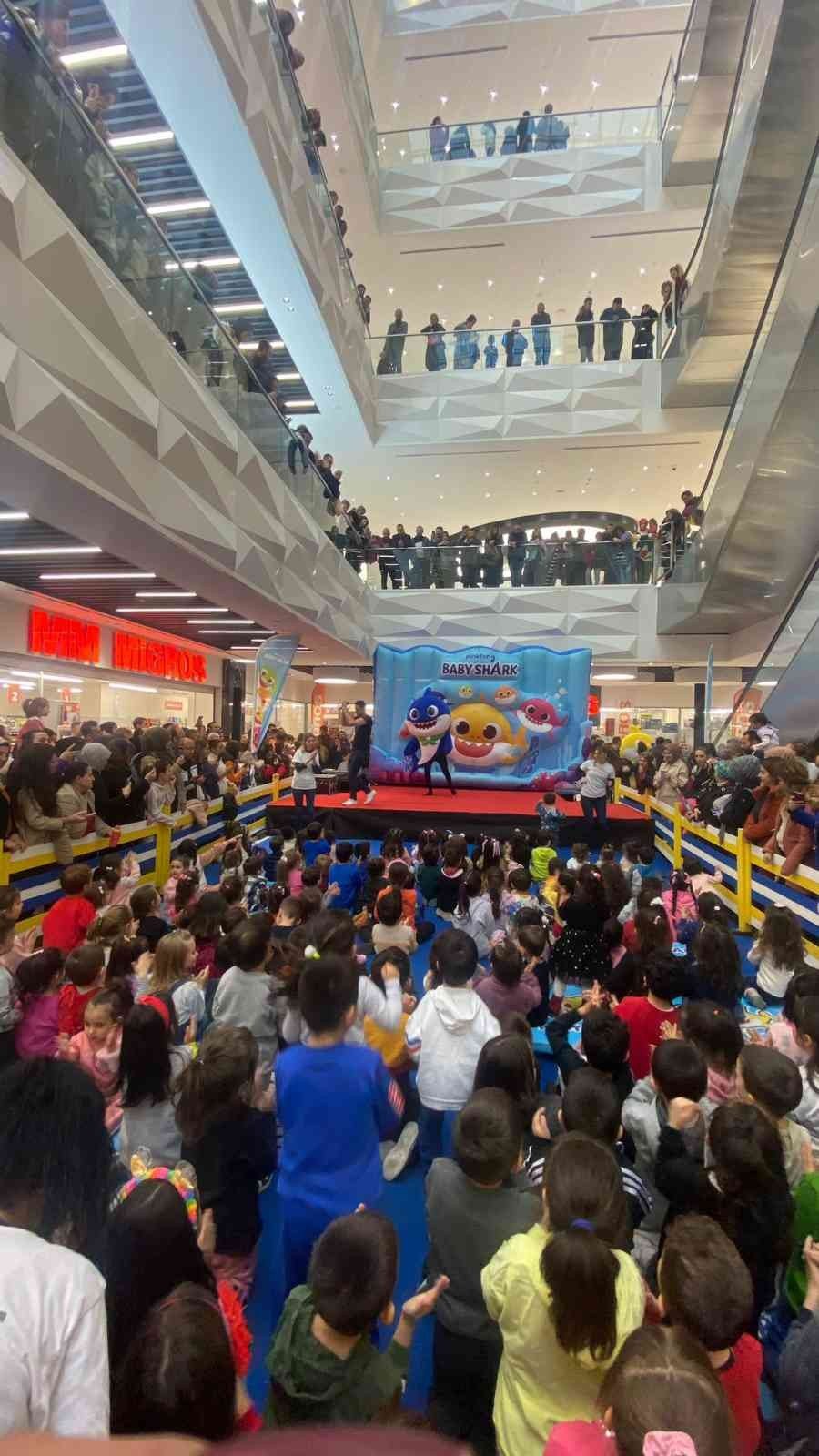 Kayseri’nin ilk ‘Baby Shark’ etkinliğine büyük ilgi