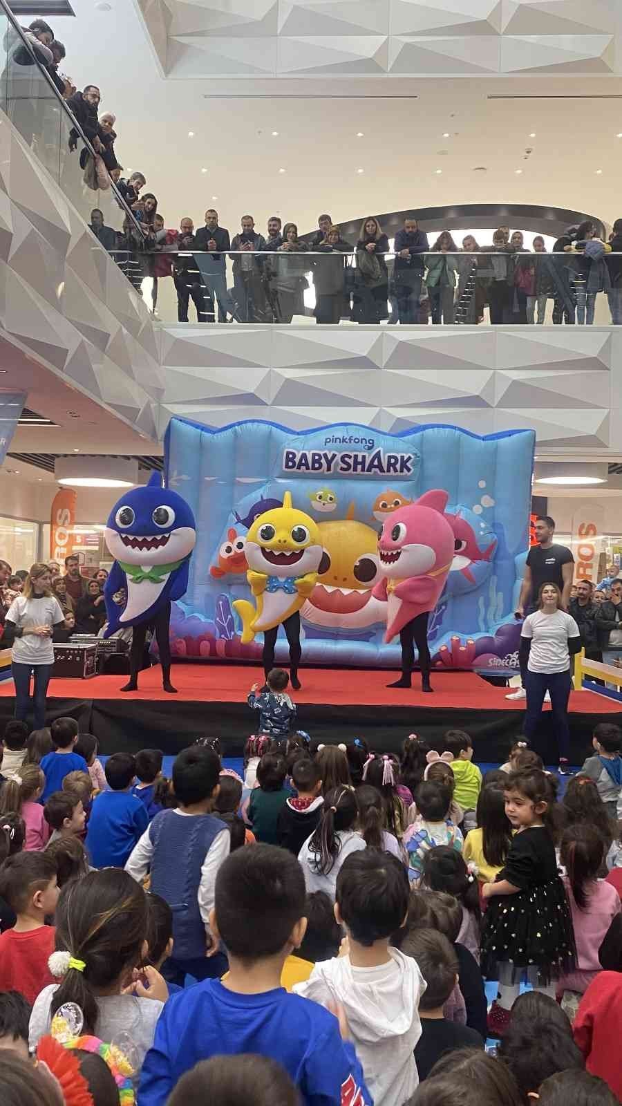 Kayseri’nin ilk ‘Baby Shark’ etkinliğine büyük ilgi