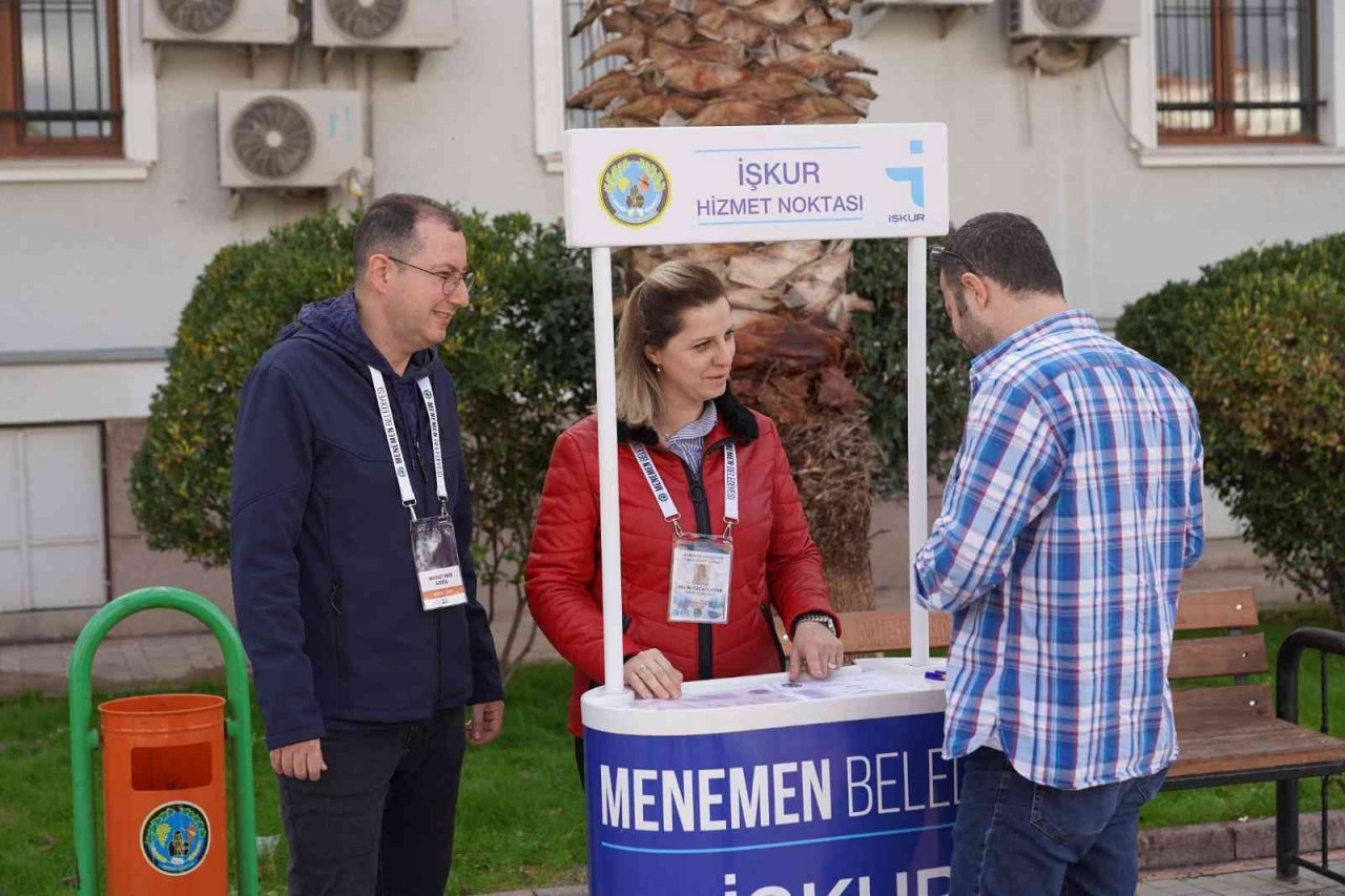 Menemen Belediyesi İŞKUR Hizmet Noktası ile 3 bin 360 vatandaş iş sahibi oldu