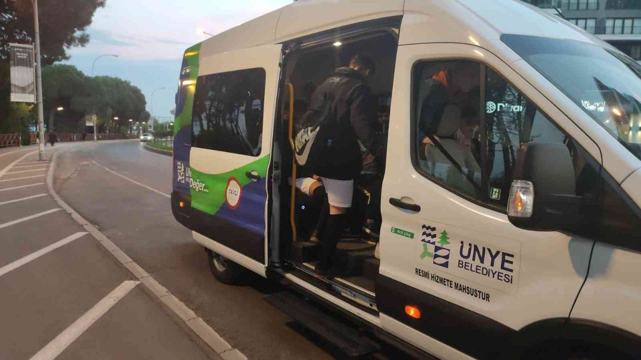 Ünye Belediyesi’nden amatör spora destek