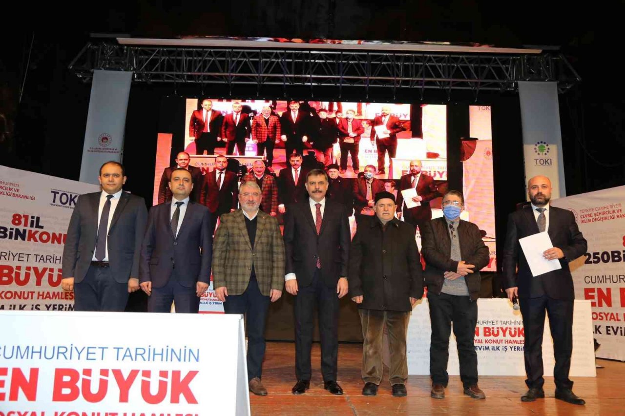 Çorum’da TOKİ çekilişi heyecanı