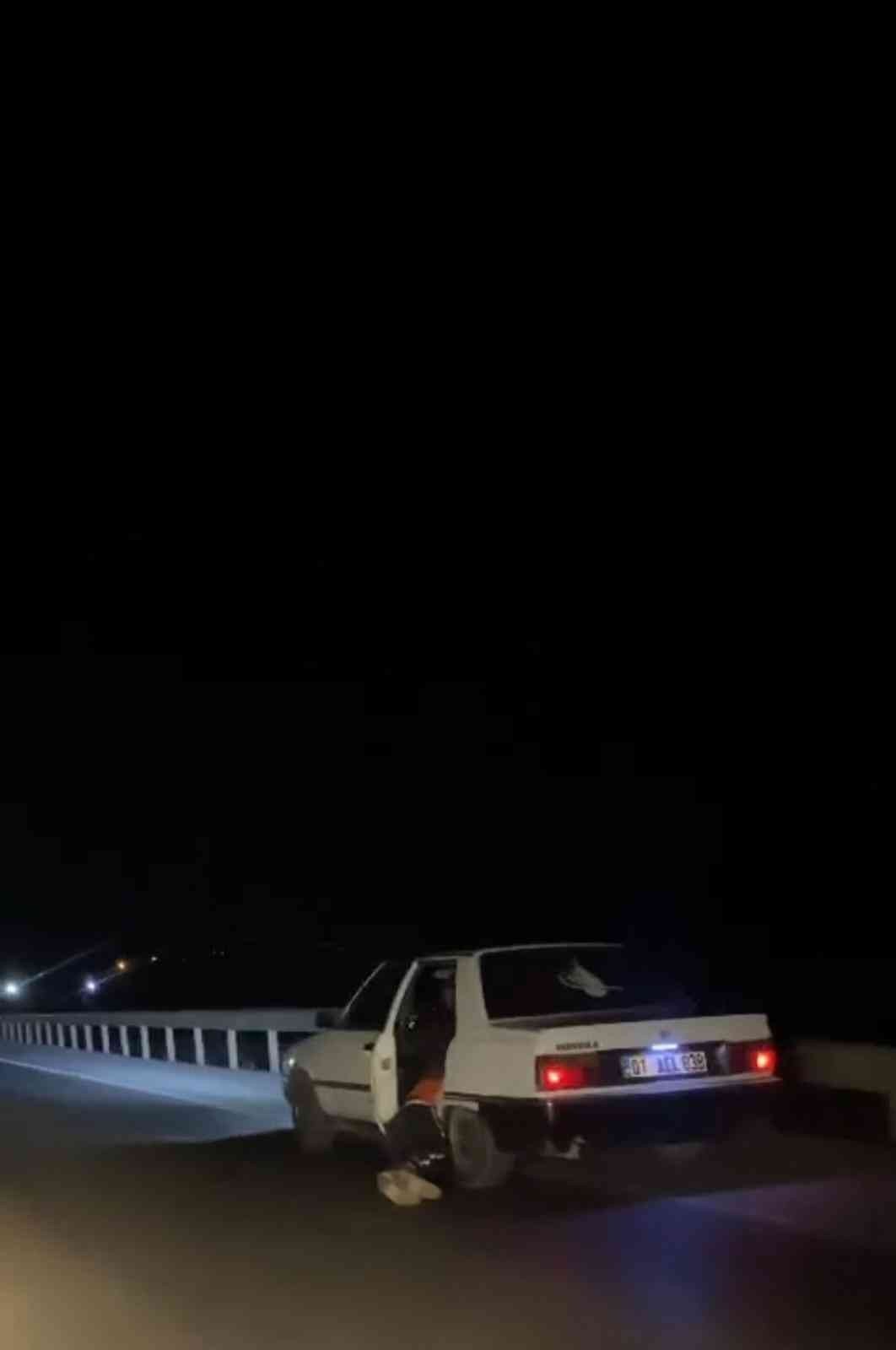 Adana’da yürekleri ağza getiren görüntü