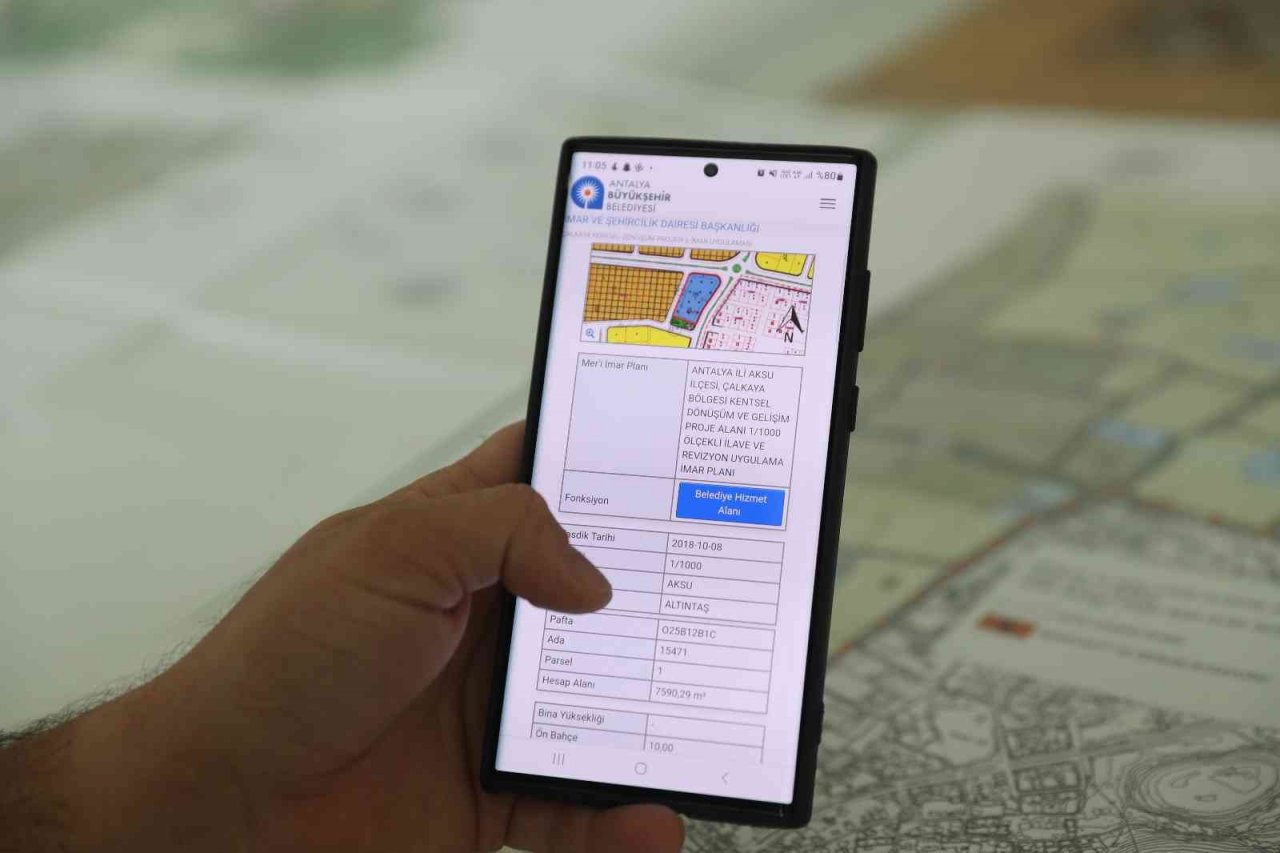 Antalya’nın imar planlarına tüm vatandaşlar İMOS’la kolayca ulaşabilecek