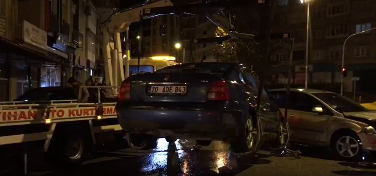 Alkollü sürücünün karıştığı kazada 1 kişi yaralandı