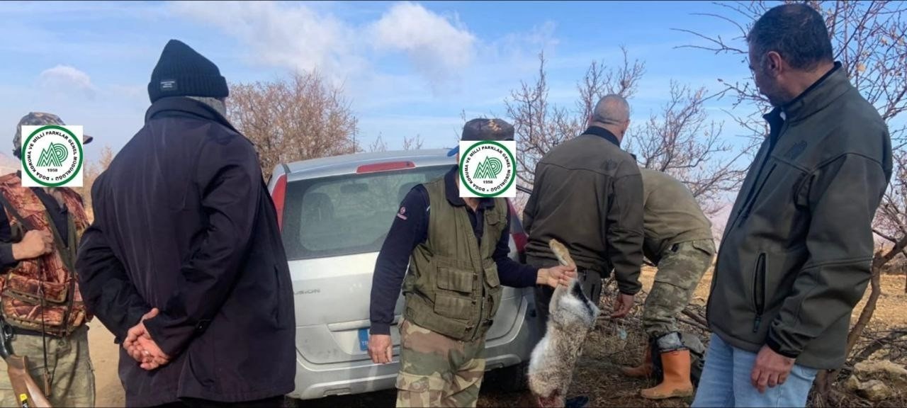 Elazığ’da yasa dışı avcılık yapan 4 şahsa idari işlem uygulandı