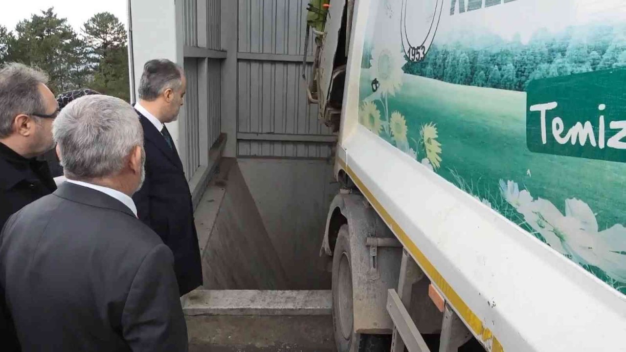 Bursa Keles’te toplanan evsel atıklardan elektrik üretiliyor