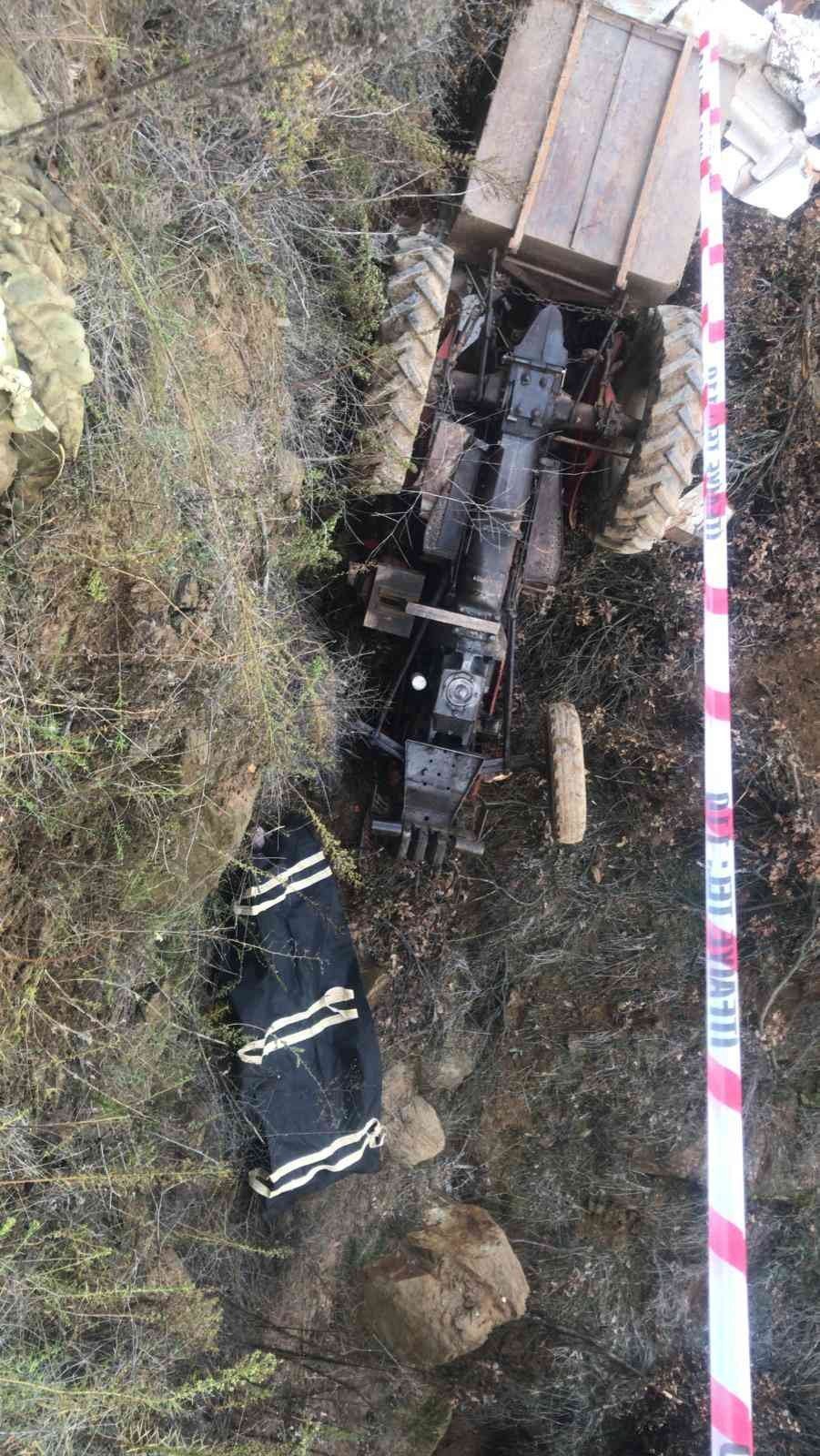 Sarıgöl’de traktör kazası: 1 ölü