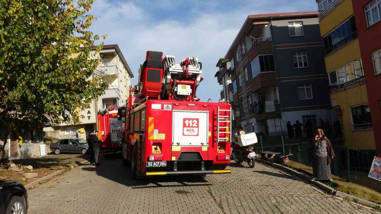 Ordu’da tencere yangını paniğe neden oldu