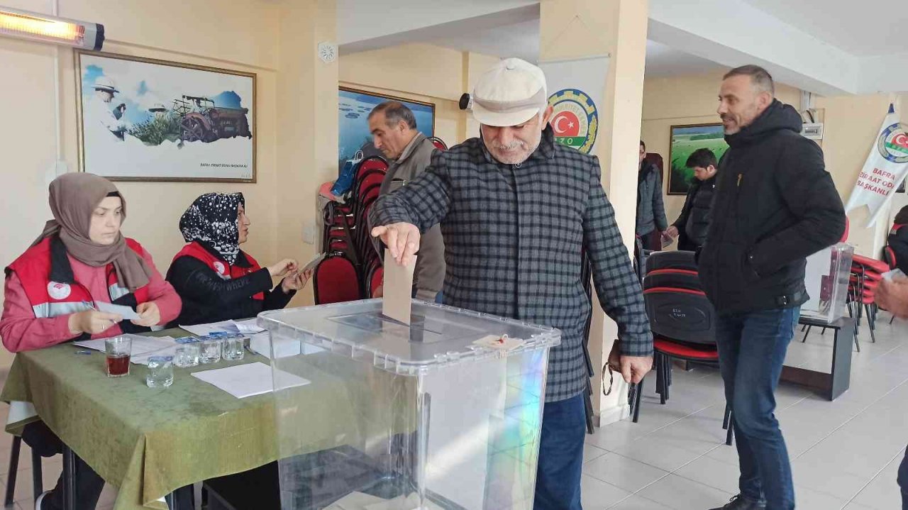 Bafra’da Çeltik Komisyonu üye seçimi