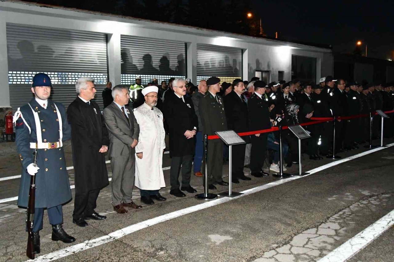 Hayatını kaybeden astsubay törenle memleketine uğurlandı