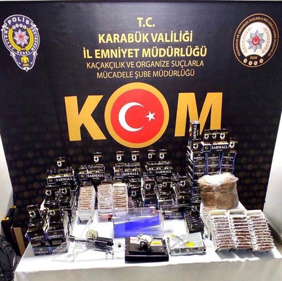 Karabük’te kaçakçılık operasyonu