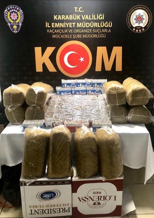 Karabük’te kaçakçılık operasyonu