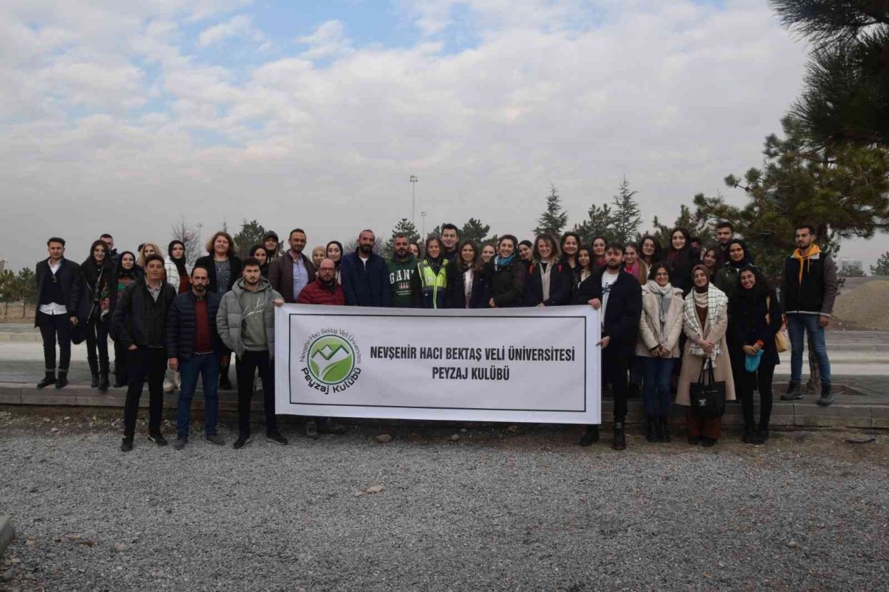 NEVÜ’lü Peyzaj Mimar adaylarından Türkiye’nin ikinci büyük millet bahçesi şantiyesine teknik gezi