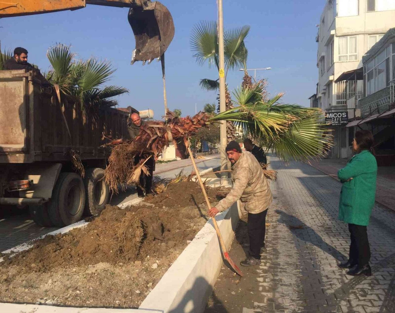 Samandağ’da çevre düzenlemesi