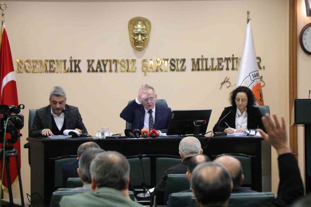 Samsun Büyükşehir meclis toplantısı