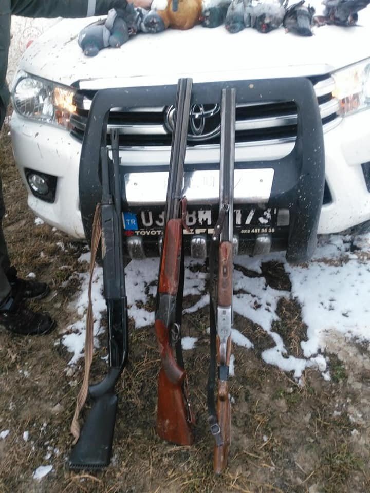 Kaçak avcılar suçüstü yapıldı