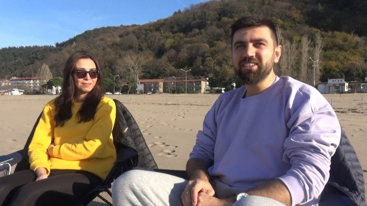 Vatandaşlar sıcak havanın keyfini sahillerde çıkardı