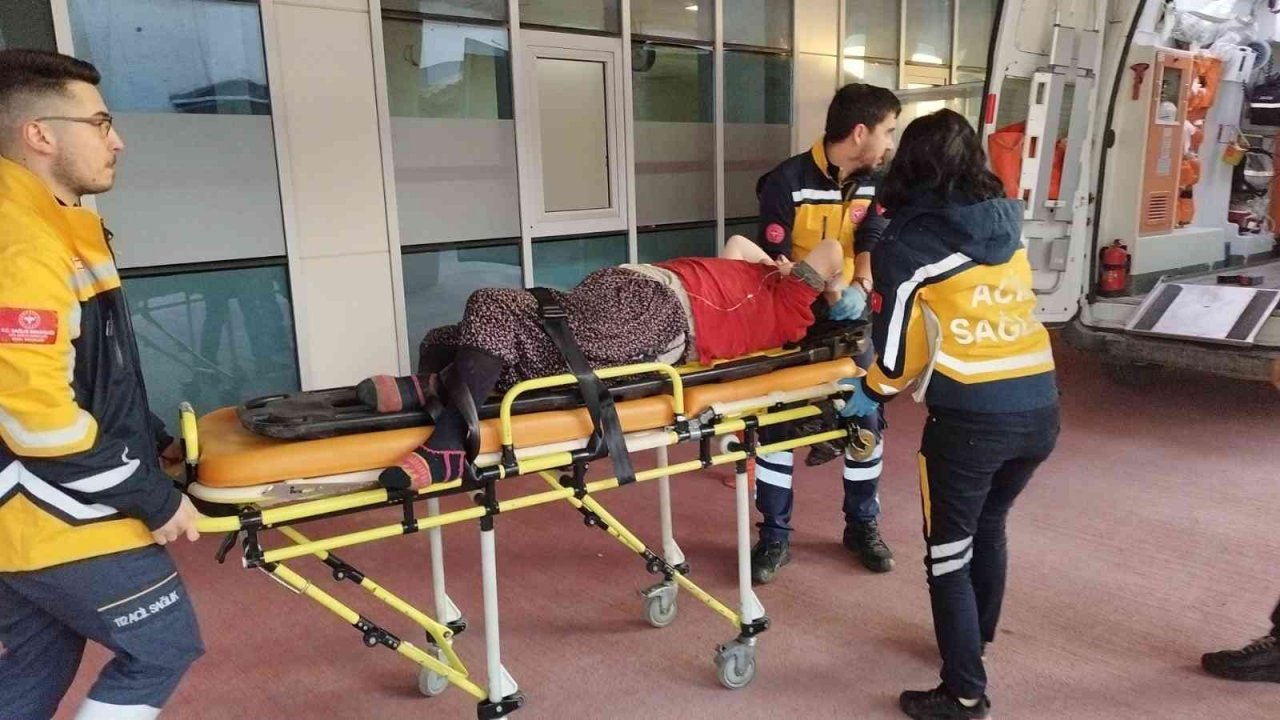 Zeytin işçilerini taşıyan minibüse tır çarptı; 2’si ağır 8 yaralı