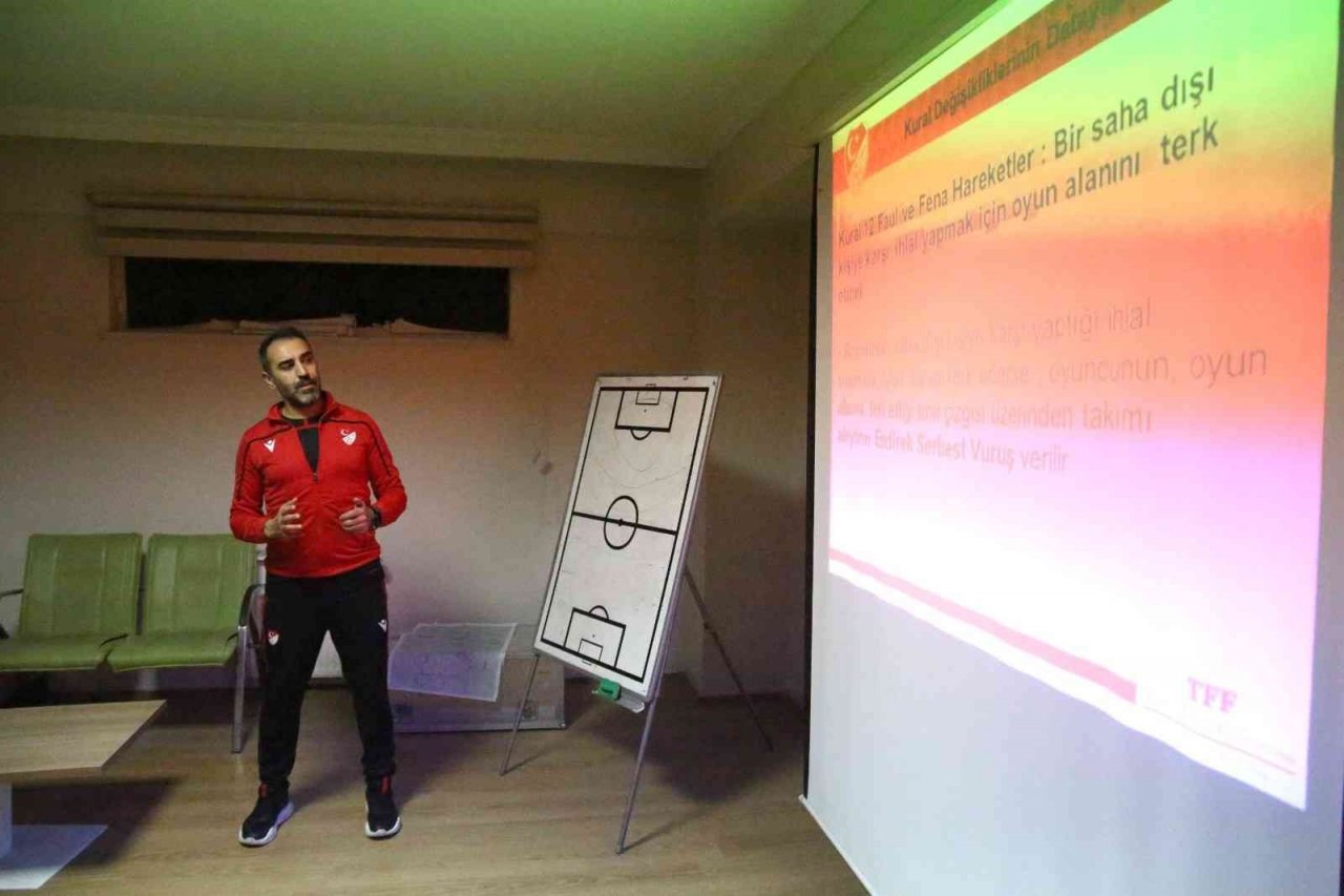 Sivas Belediyespor’a oyun kuralları anlatıldı