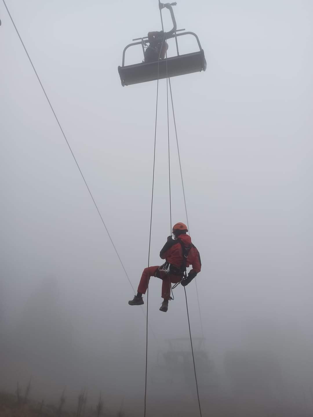 Uludağ’da gerçeğini aratmayan tatbikat