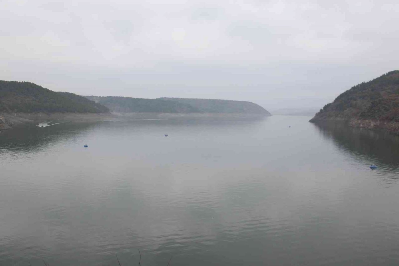 Ankara barajlarının doluluk oranı havadan görüntülendi