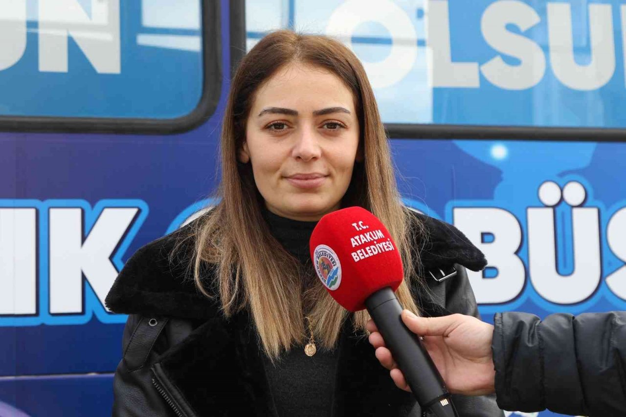 Bu otobüs ile bir haftada 1,2 ton atık toplandı