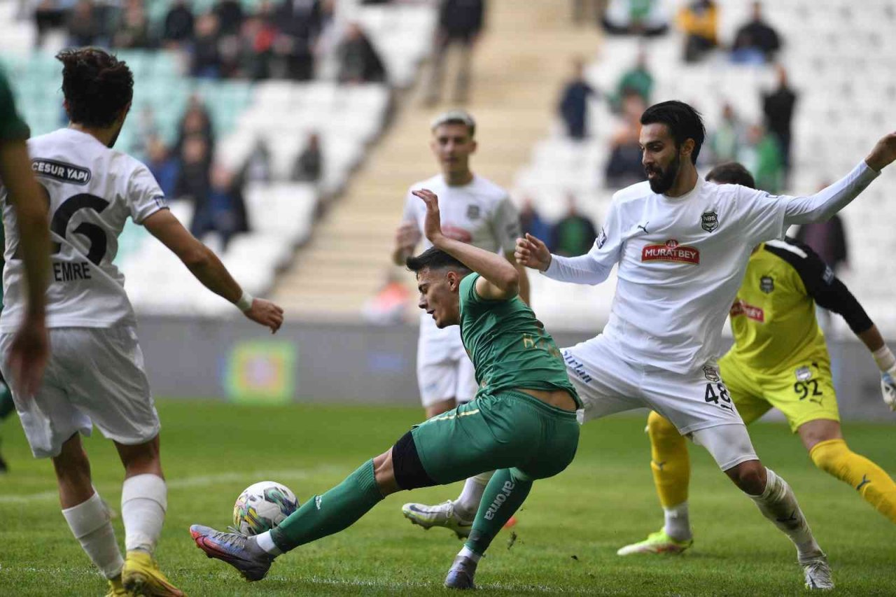 TFF 2. Lig: Bursaspor: 1 - Nazilli Belediyespor: 0